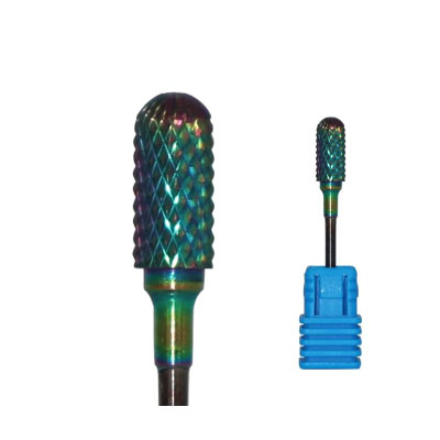 Rainbow Carbide Nail Drill Bits Հուշում բնական եղունգների համար բուֆեր