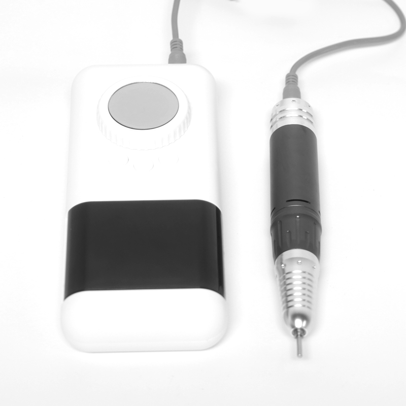 Սպիտակ շարժական էլեկտրական եղունգների գայլիկոն